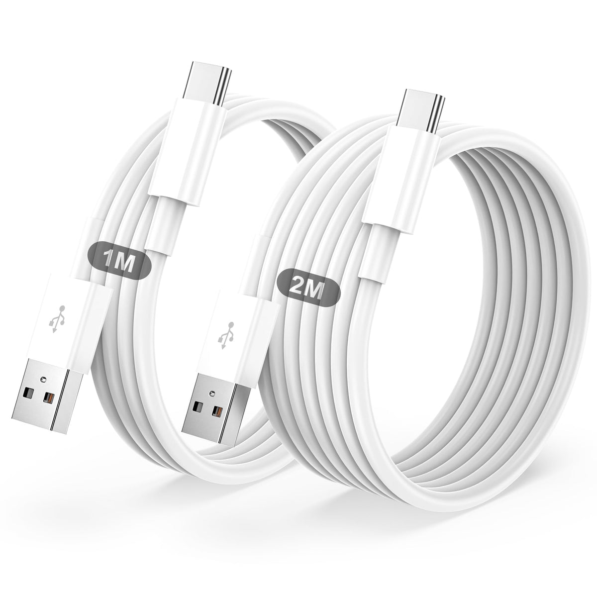 BSTOEM USB C Charger Cable, USB A to USB C Cable 3Pack 2M,Fast Type C Cable