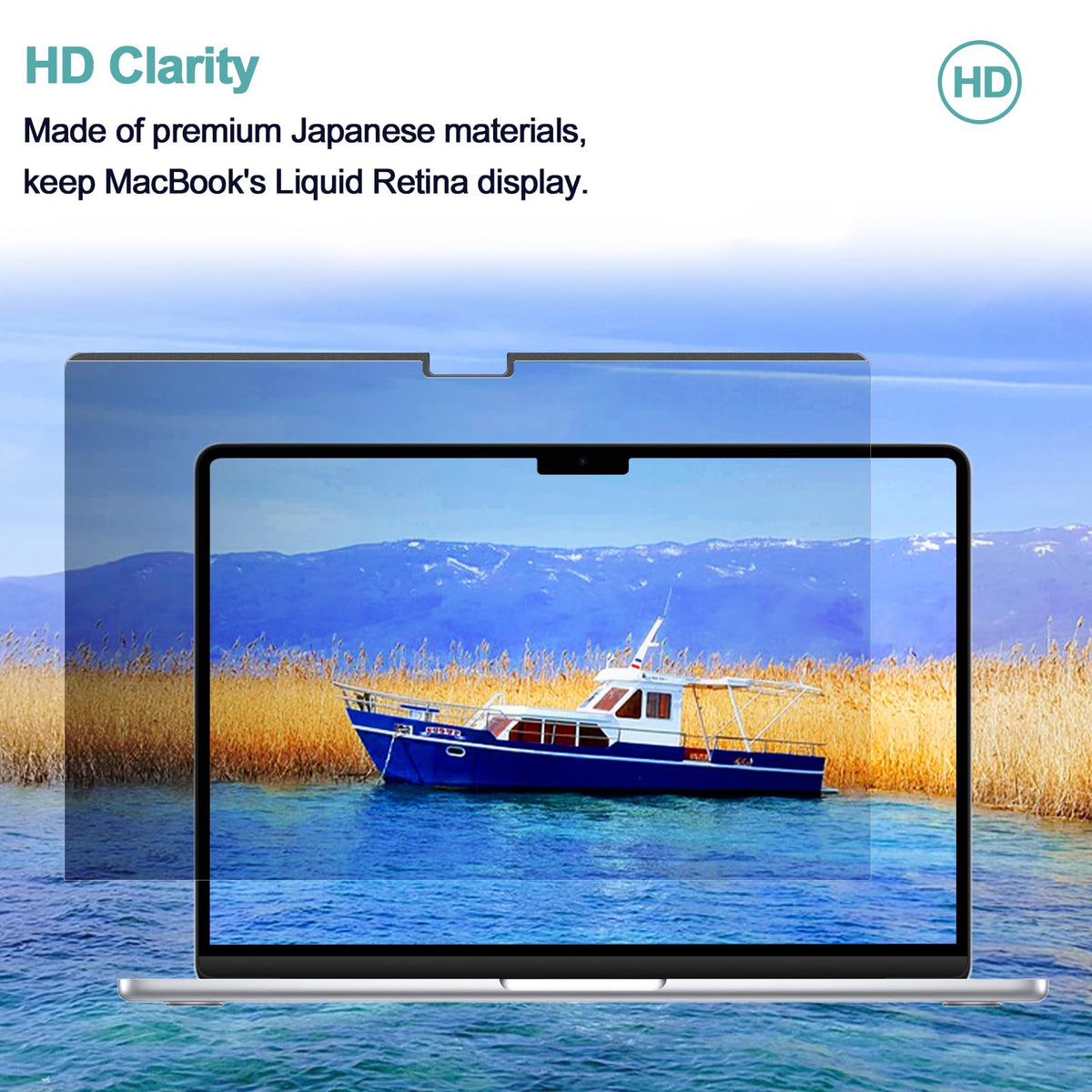 IPROKKO Laptop Privacy Screen 13.3 Inch 16:9 Anti-Blue Light Filter