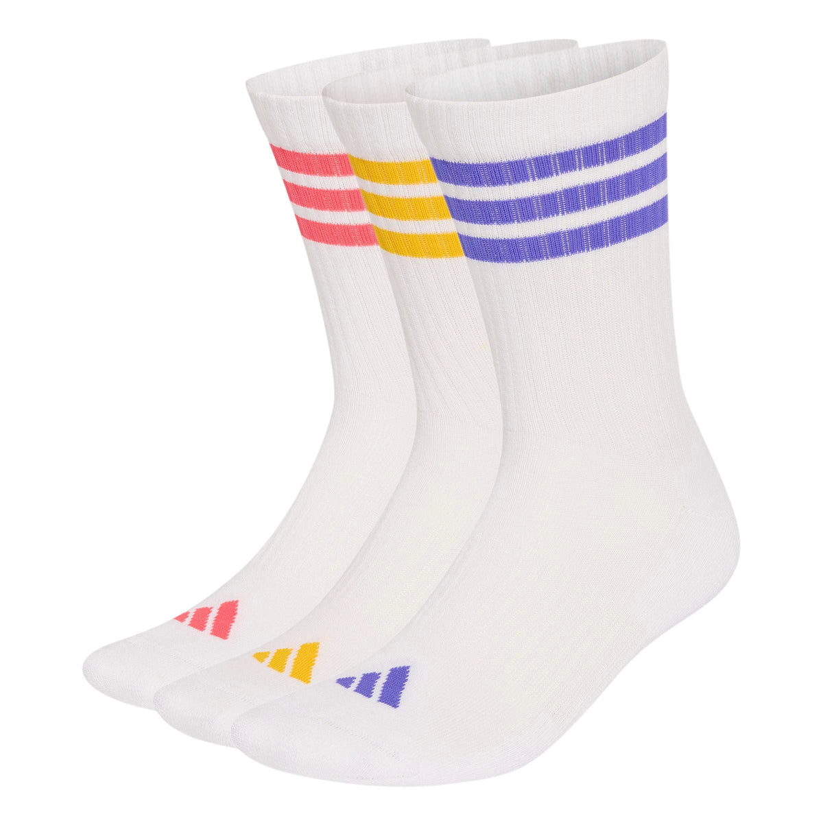 adidas 3-Stripes Cushioned Crew Socks 3 Pair Pack