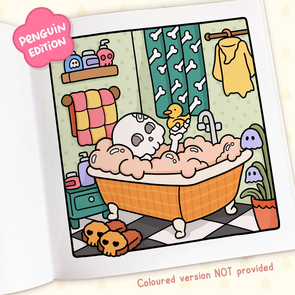 Spooky Cutie: A cute and comfy colouring book, perfect for Halloween (Coco Wyo)
