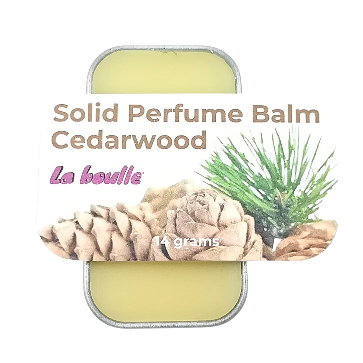 Sandalwood Solid Natural Perfume Balm. For sensitive skin. Handmade in UK.