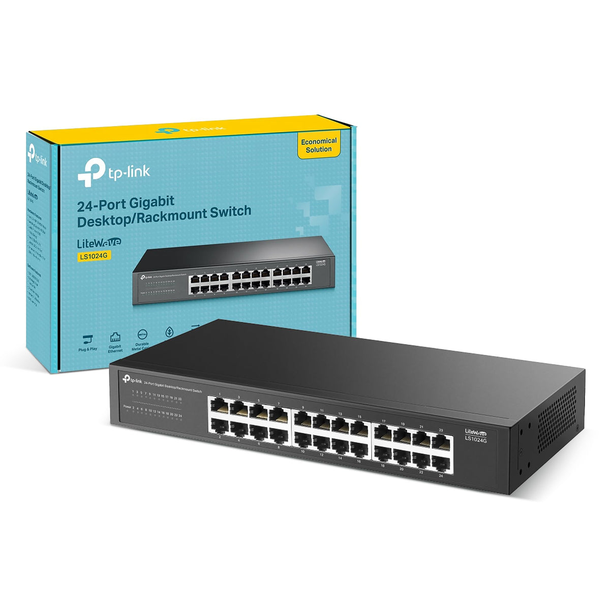 TP-Link EH210 Ethernet Splitter, 1 to 2 Gigabit Network Switch