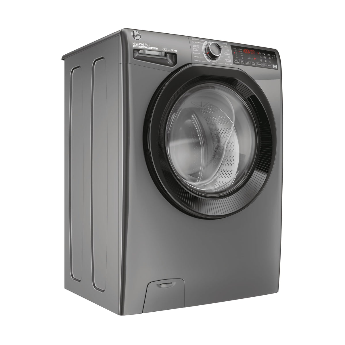 Hoover H-WASH 350 9kg Freestanding Washing Machine, 1400 RPM, A Rated, ECO-Power Inverter Motor, hOn App, 60 Programmes, Eco Doser, Power Care System, White, 60x53x85 cm - H3WPS496TAMB6-80