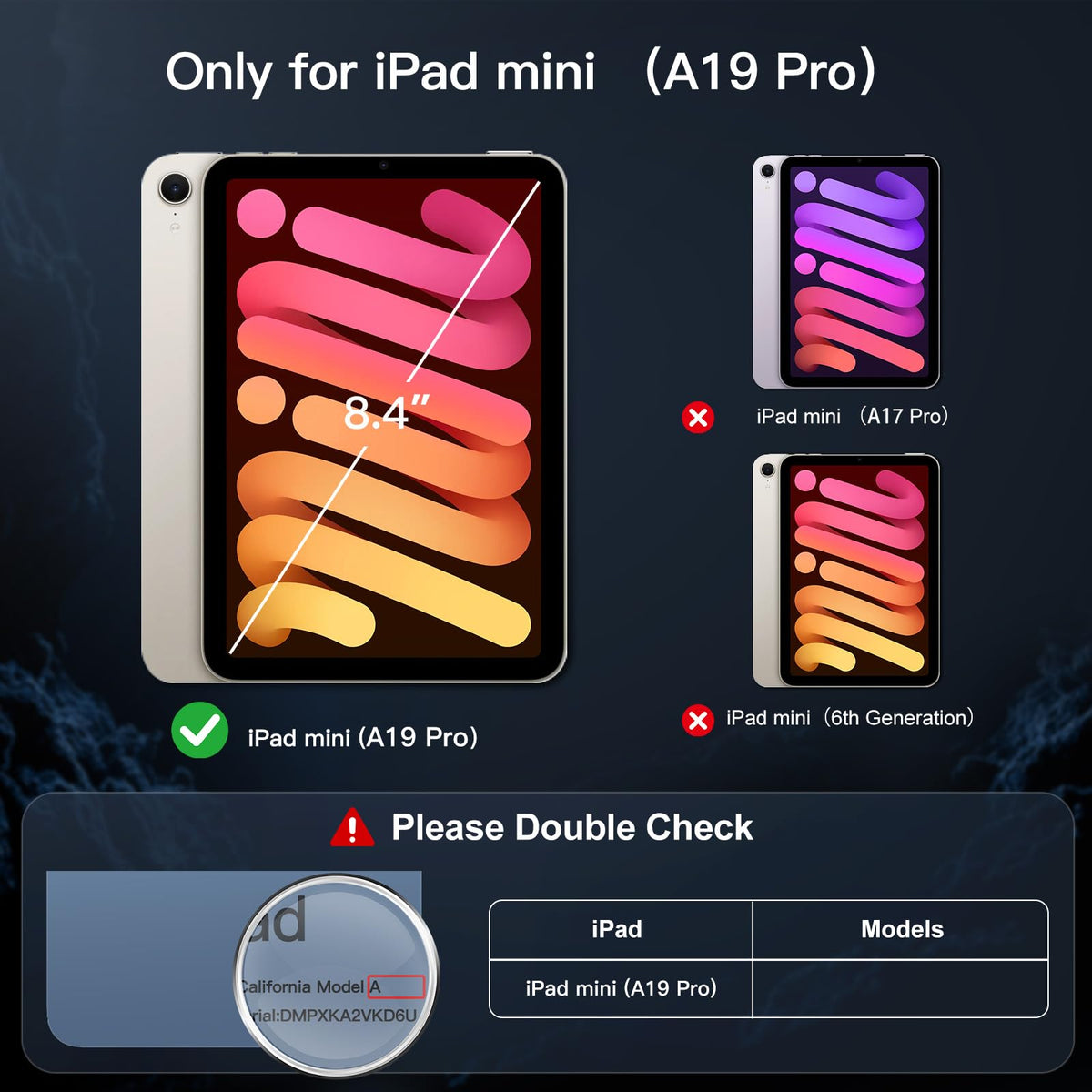 JETech Screen Protector for iPad (A16) 11th/10th Gen, 2-Pack