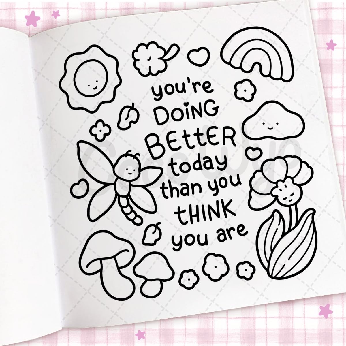 Cozy Vibes: A cozy and comfy colouring book (Coco Wyo)