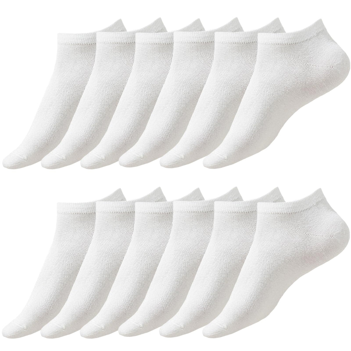 KEYRI 6 Pairs Ankle Socks Low Cut Trainer Socks