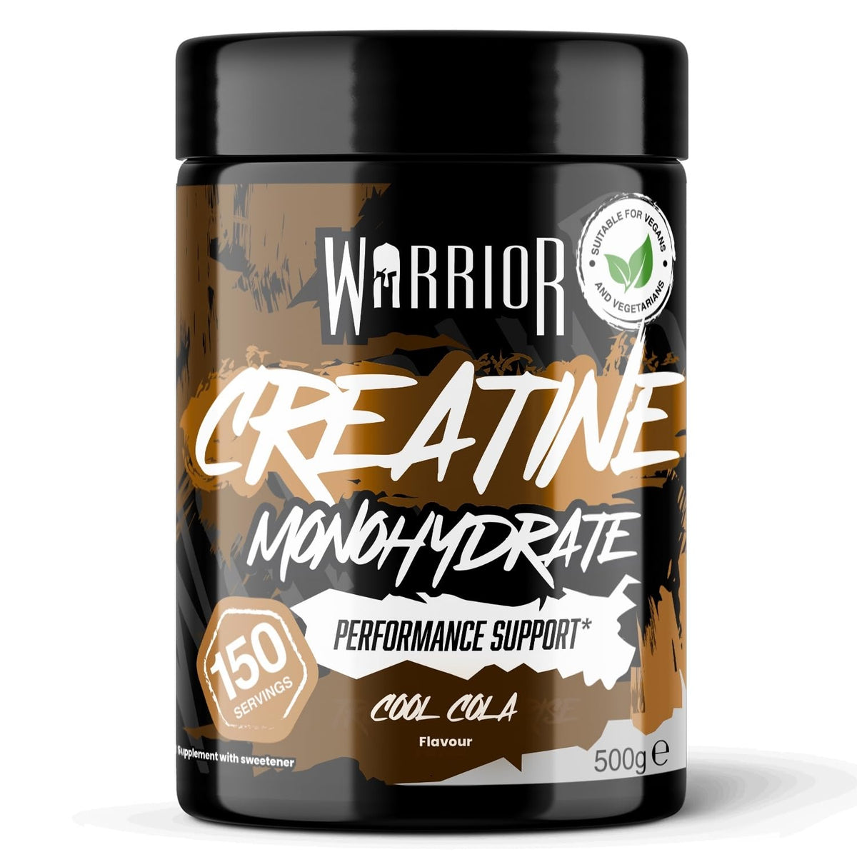 Warrior Creatine Monohydrate Powder 500g Pure Micronised (166 Servings)