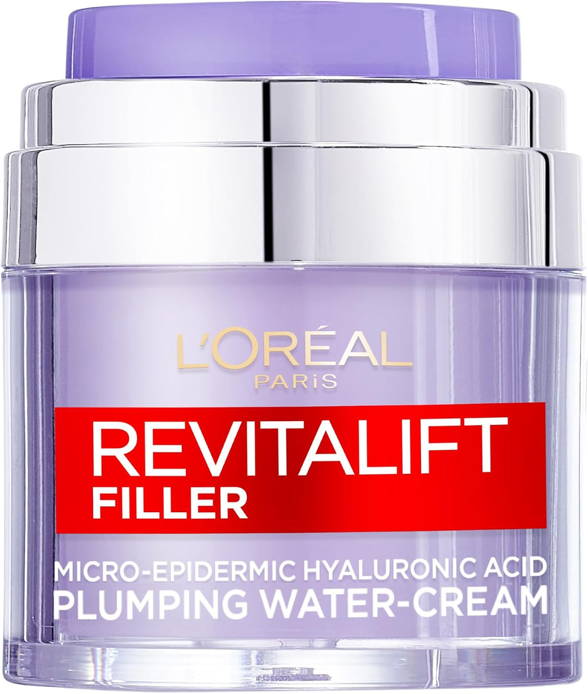 L’Oréal Paris Watercream, Plumping Face Moisturiser Revitalift Filler, 50ml