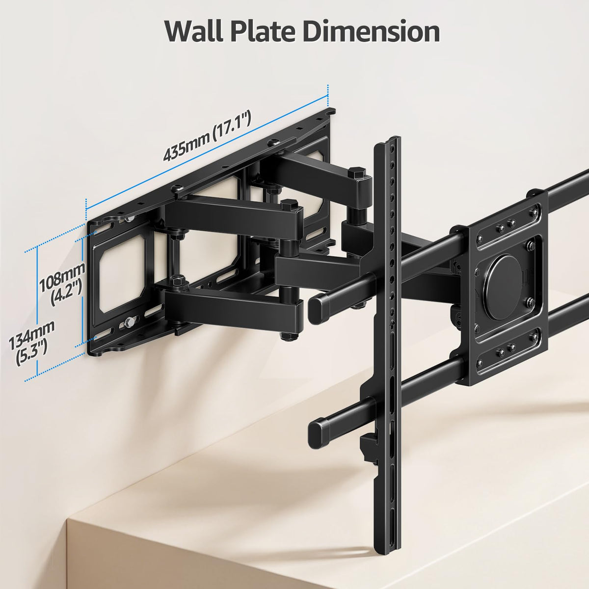 MOUNTUP TV Wall Bracket for Most 26-70 Inch LED, LCD, OLED Flat & Curved TV