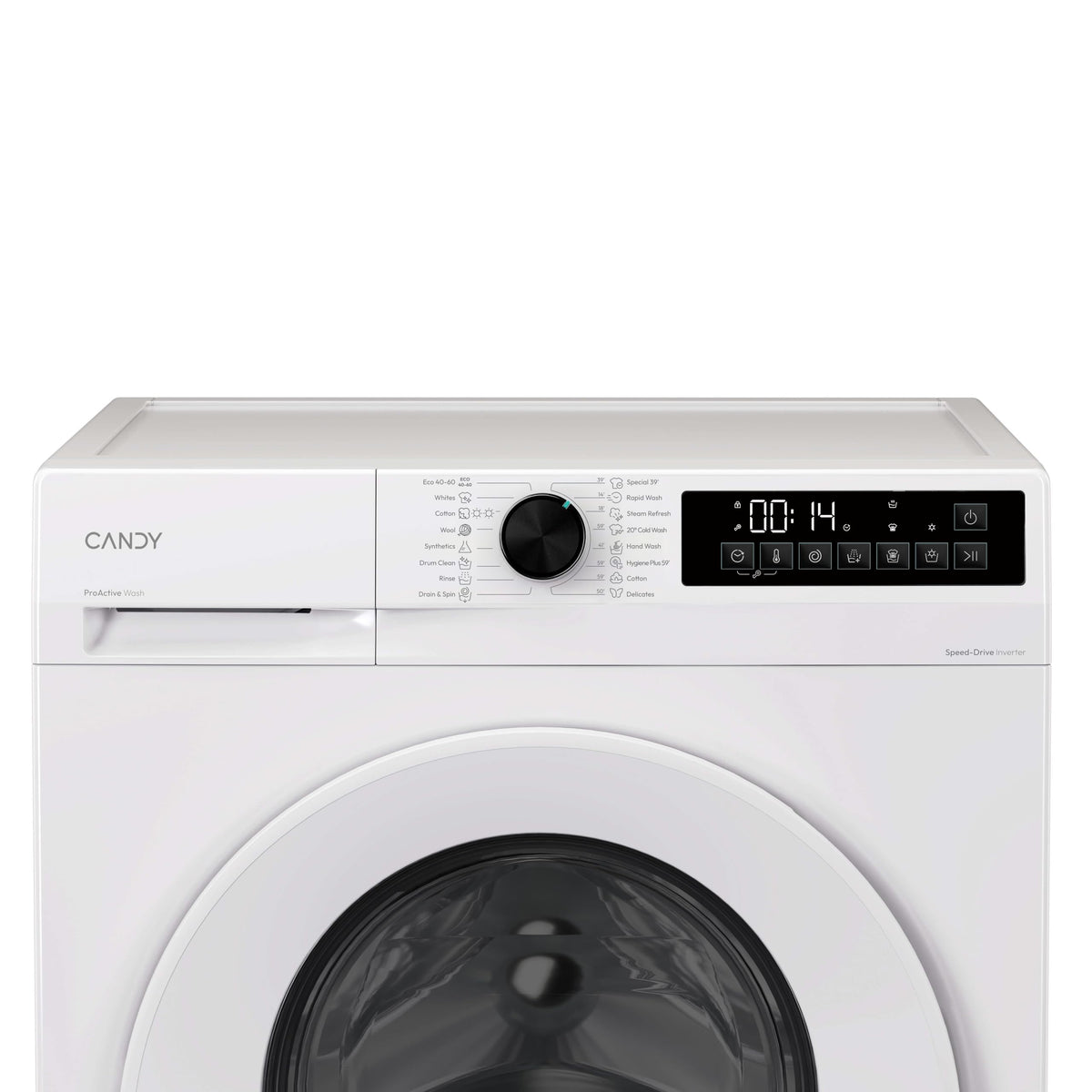 Candy Quick Pro Washer Dryer, 9kg Wash + 6kg Dry, Black, A-20%/D, 1400 RPM