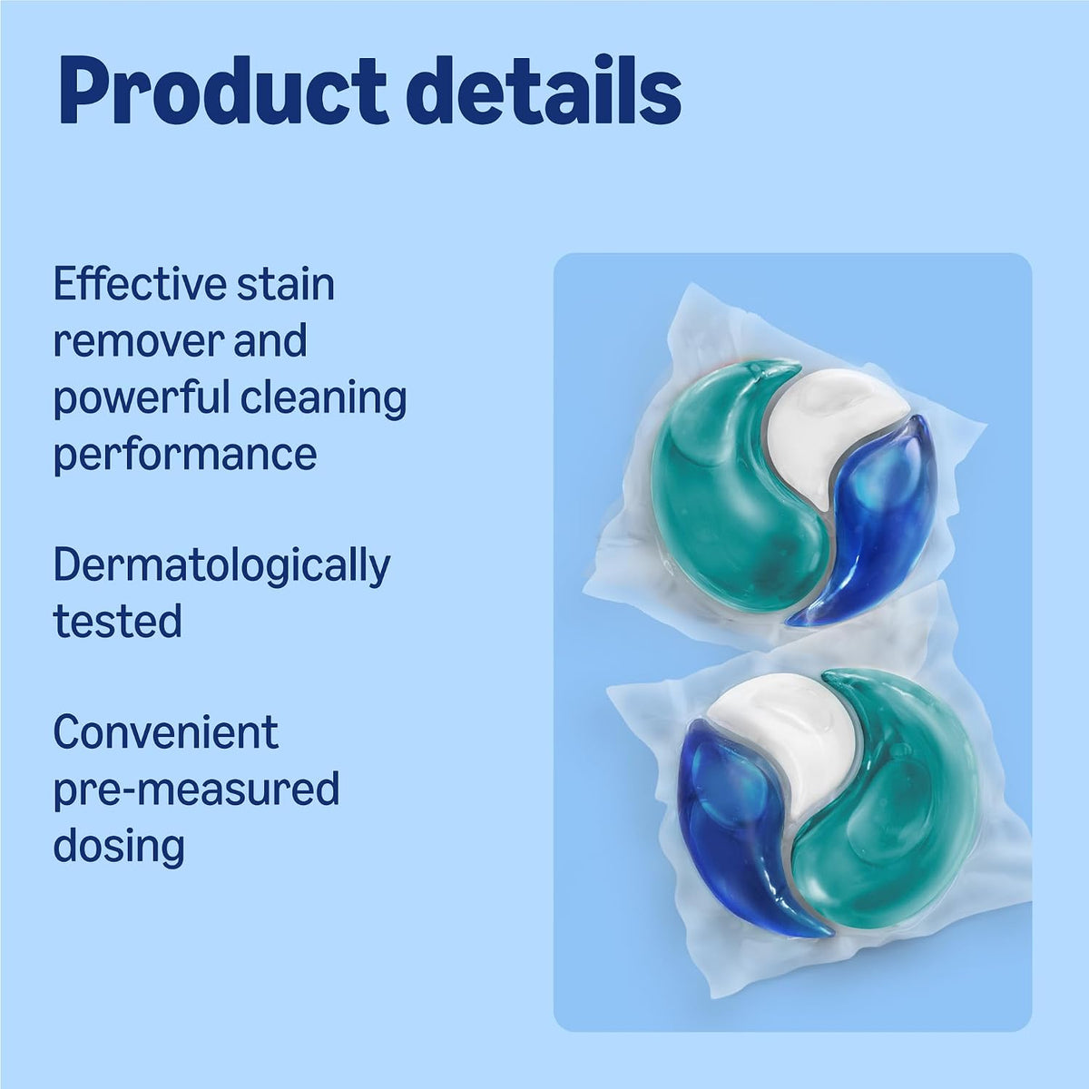 by Amazon Non-Bio Laundry Capsules 3-in-1, 24 Washes
