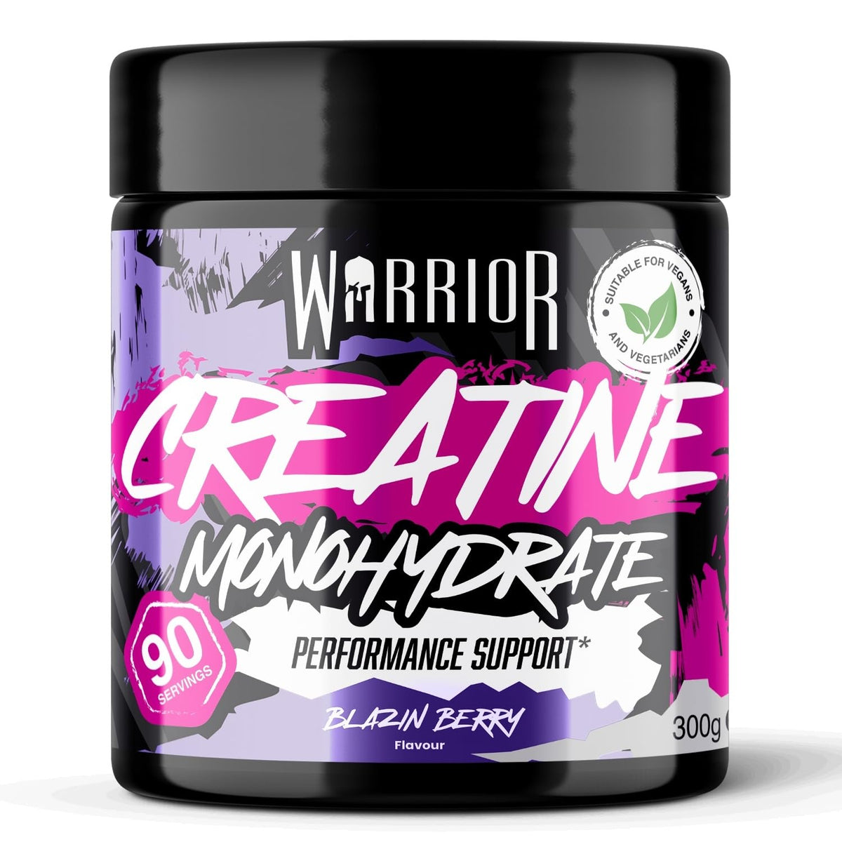 Warrior Creatine Monohydrate Powder 500g Pure Micronised (166 Servings)