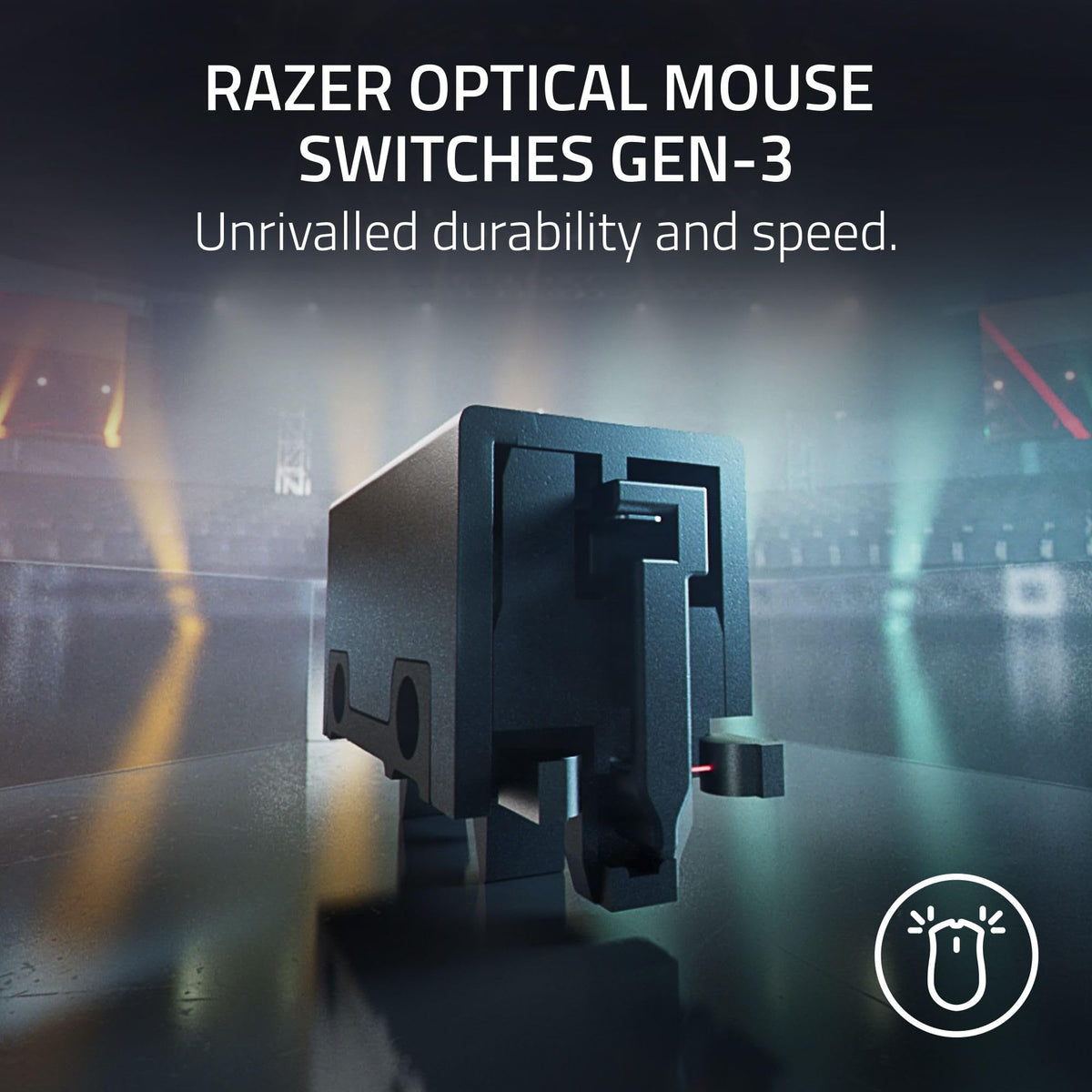 Razer DeathAdder Essential (2021) - Wired Gaming Mouse (Optical Sensor, 6400 DPI, 5 Programmable Buttons, Ergonomic Form Factor) White
