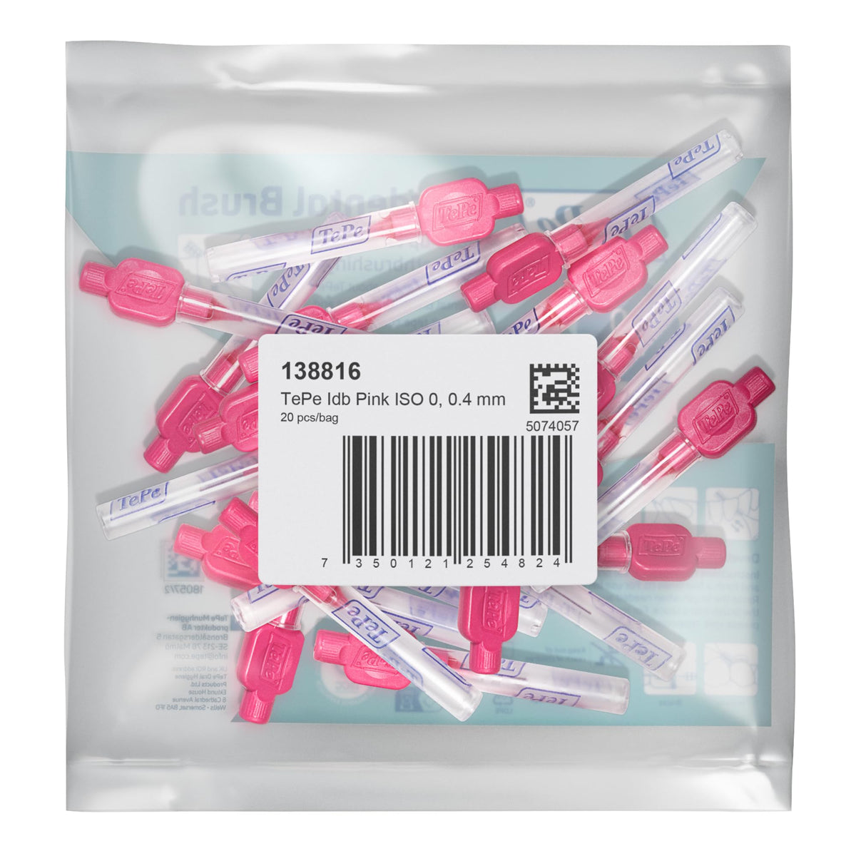 TePe Interdental Brush, Original, Yellow, 0.7mm/ISO 4, 8pcs