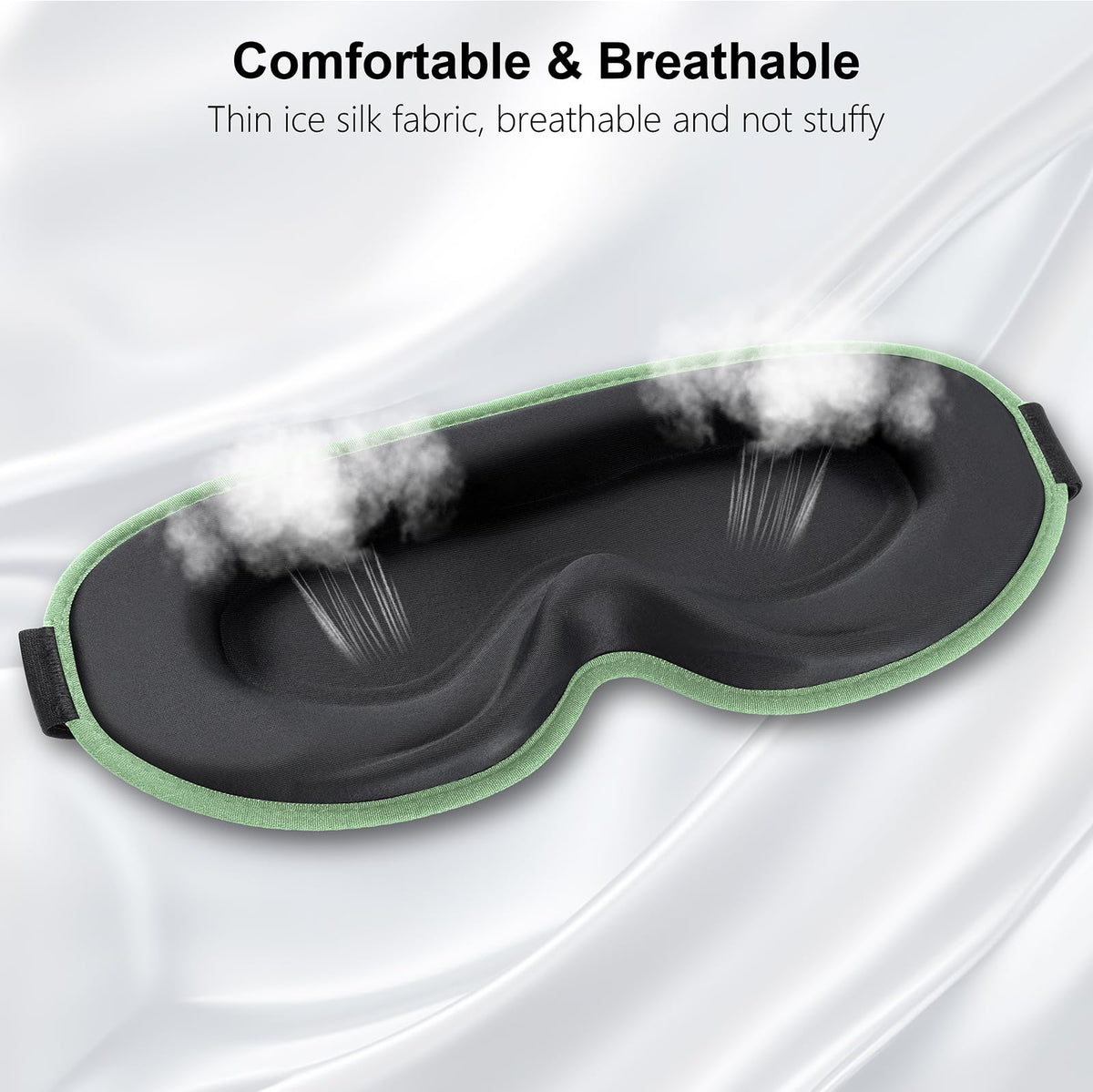 Gritin 100% Blackout Sleep Mask for Women & Men-Zero Eye Pressure Eye Mask