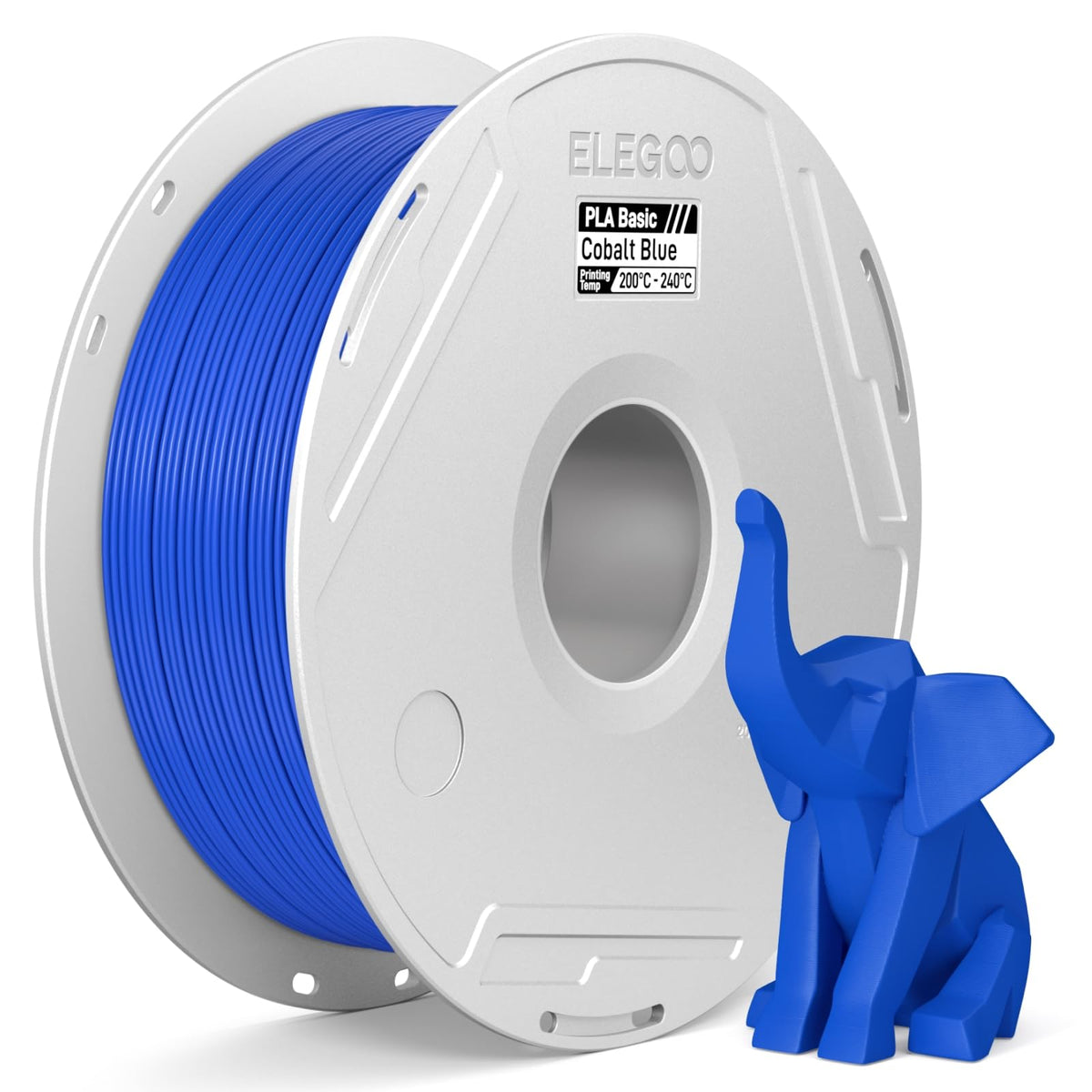 ELEGOO PLA Basic Refill 3D Printer Filament 1.75mm Red 1KG, Easy Storage