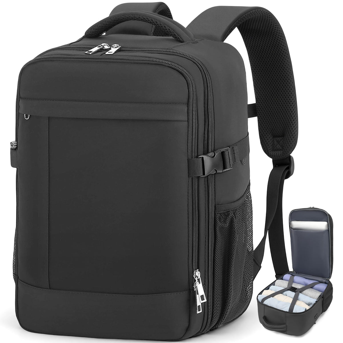 Lossga Ryanair Cabin Bags 40x30x20 Underseat Carry-ons Travel Backpack (Pack of 2)
