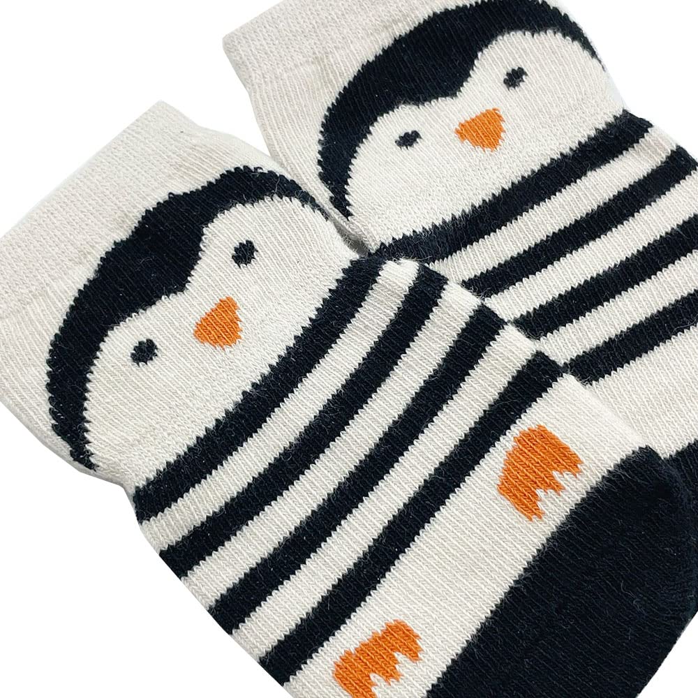 FedMois 5 Pairs Baby Kids Anti-slip Socks Cotton non skid Ankle Socks Animals