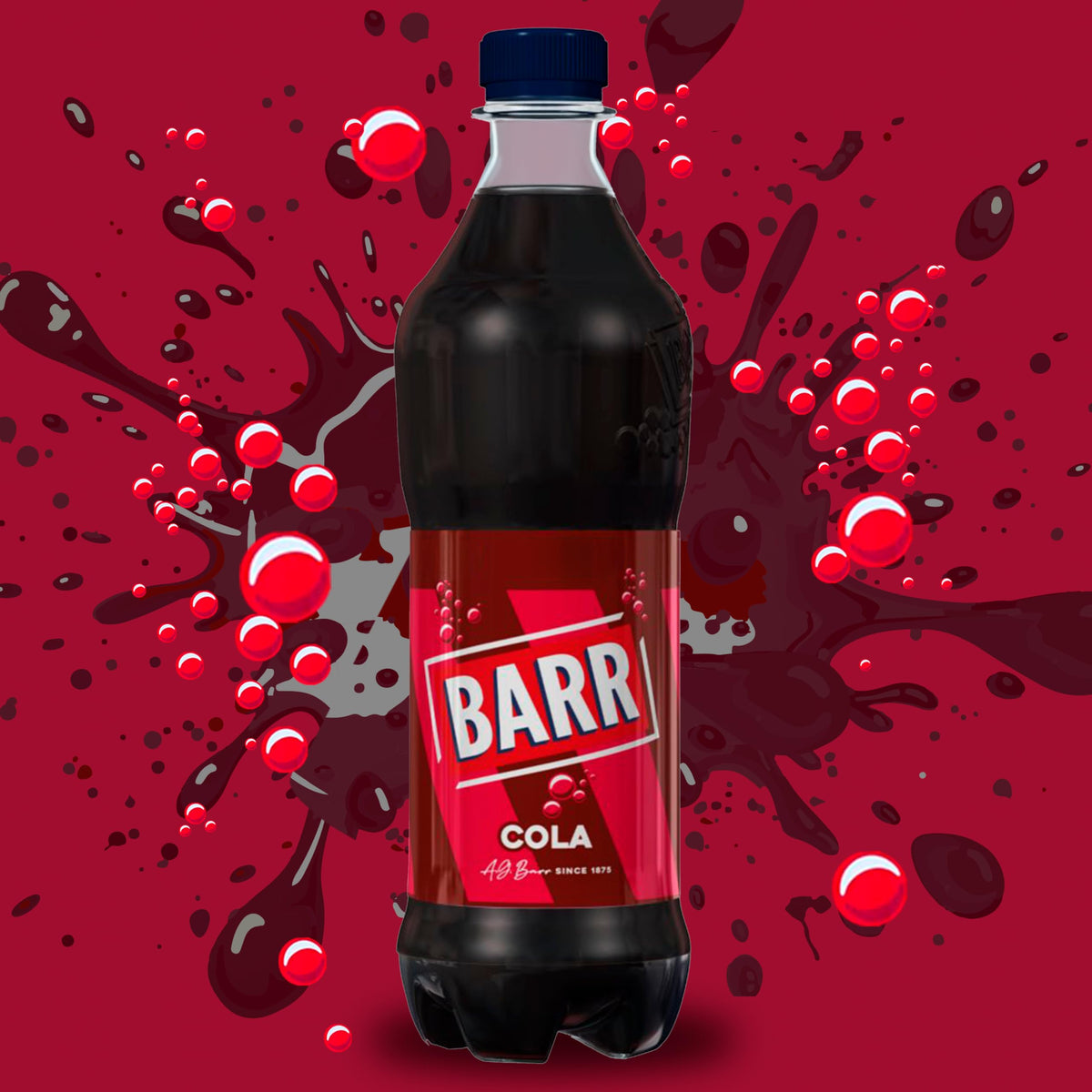 Barr Cream Soda Zero Sugar Sparkling Soft Drink, 24 Pack, 330ml Cans