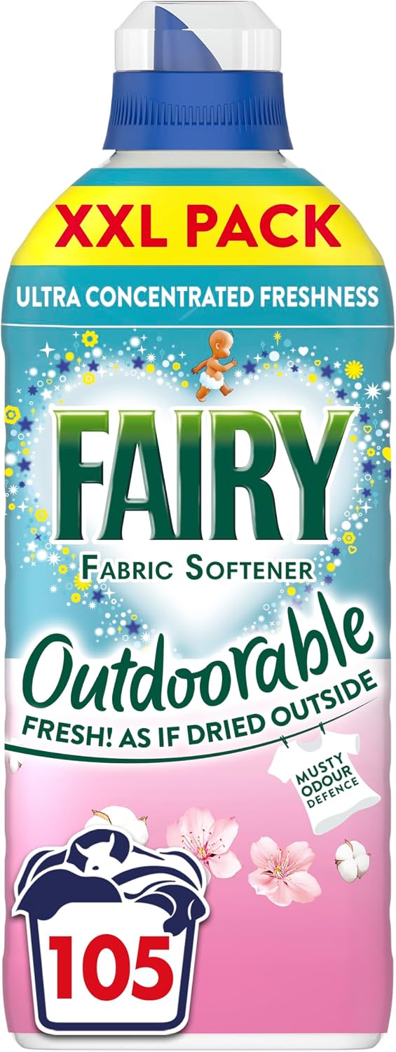 Fairy Outdoorable Fabric Softener, Cherry Blossom & Nordic Cotton, 105W
