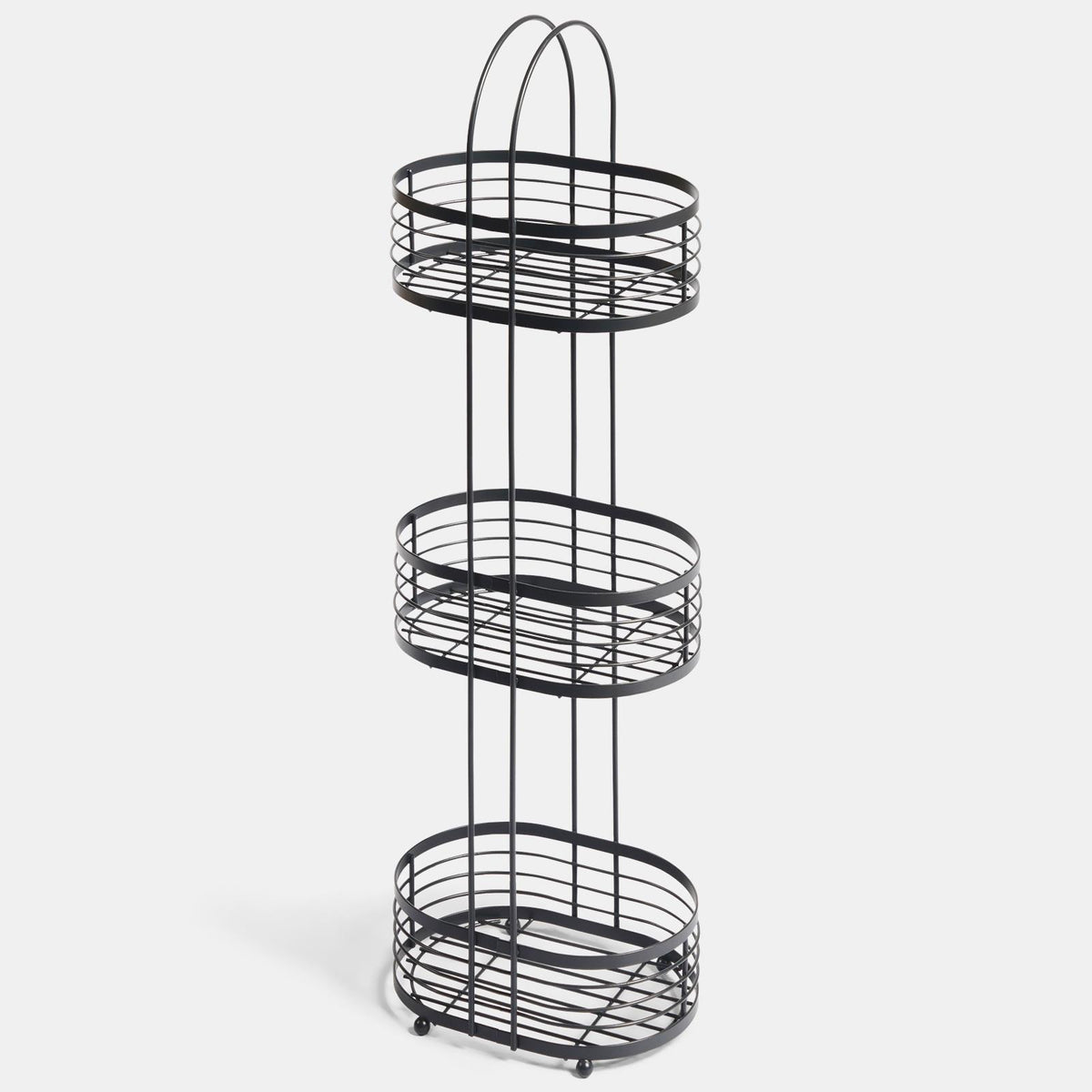 OHS 3 Tier Shower Caddy Freestanding Bathroom Organiser Rust Resistant Metal