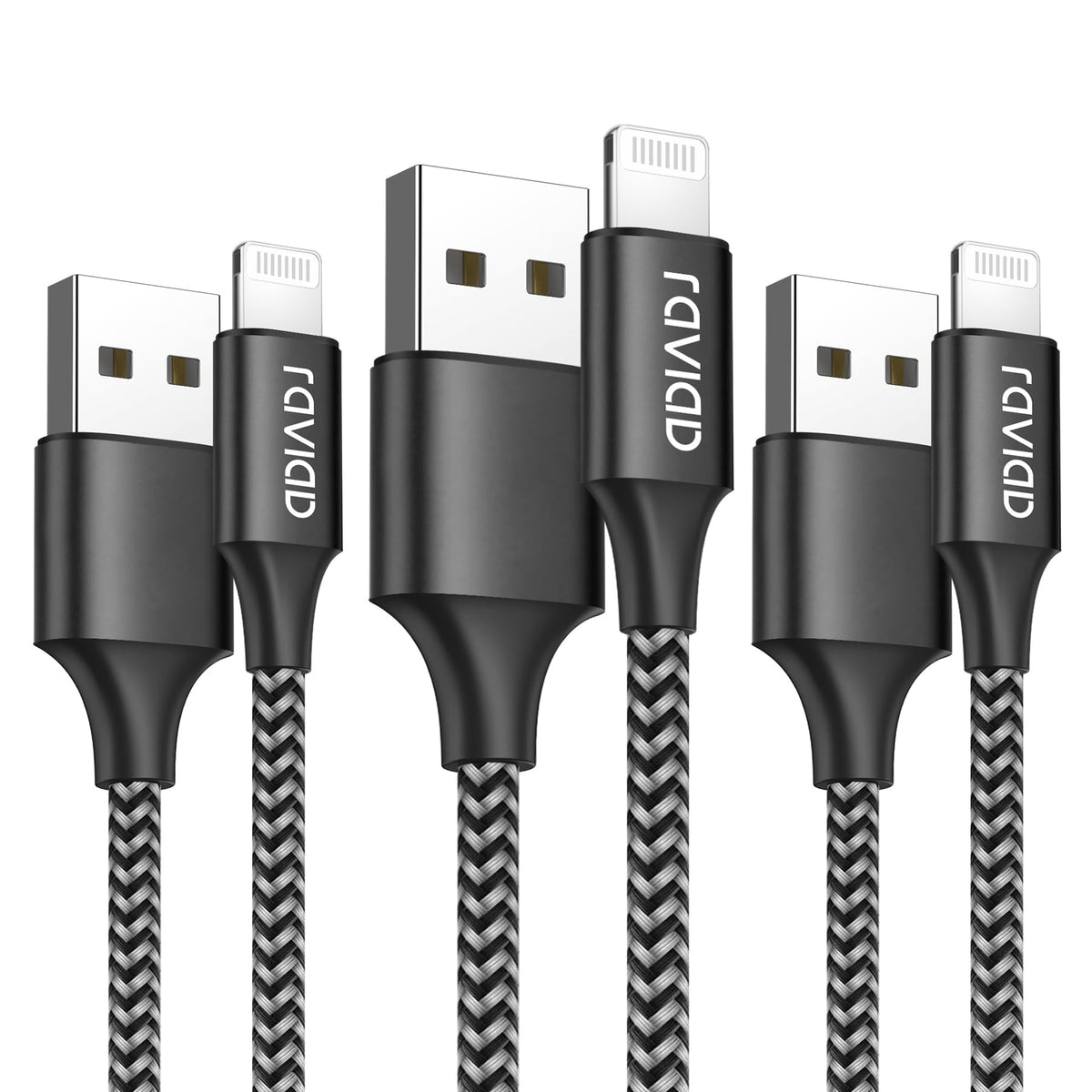 RAVIAD iPhone Cable Short [0.5FT/15CM, MFi Certified] iPhone Charger Cable