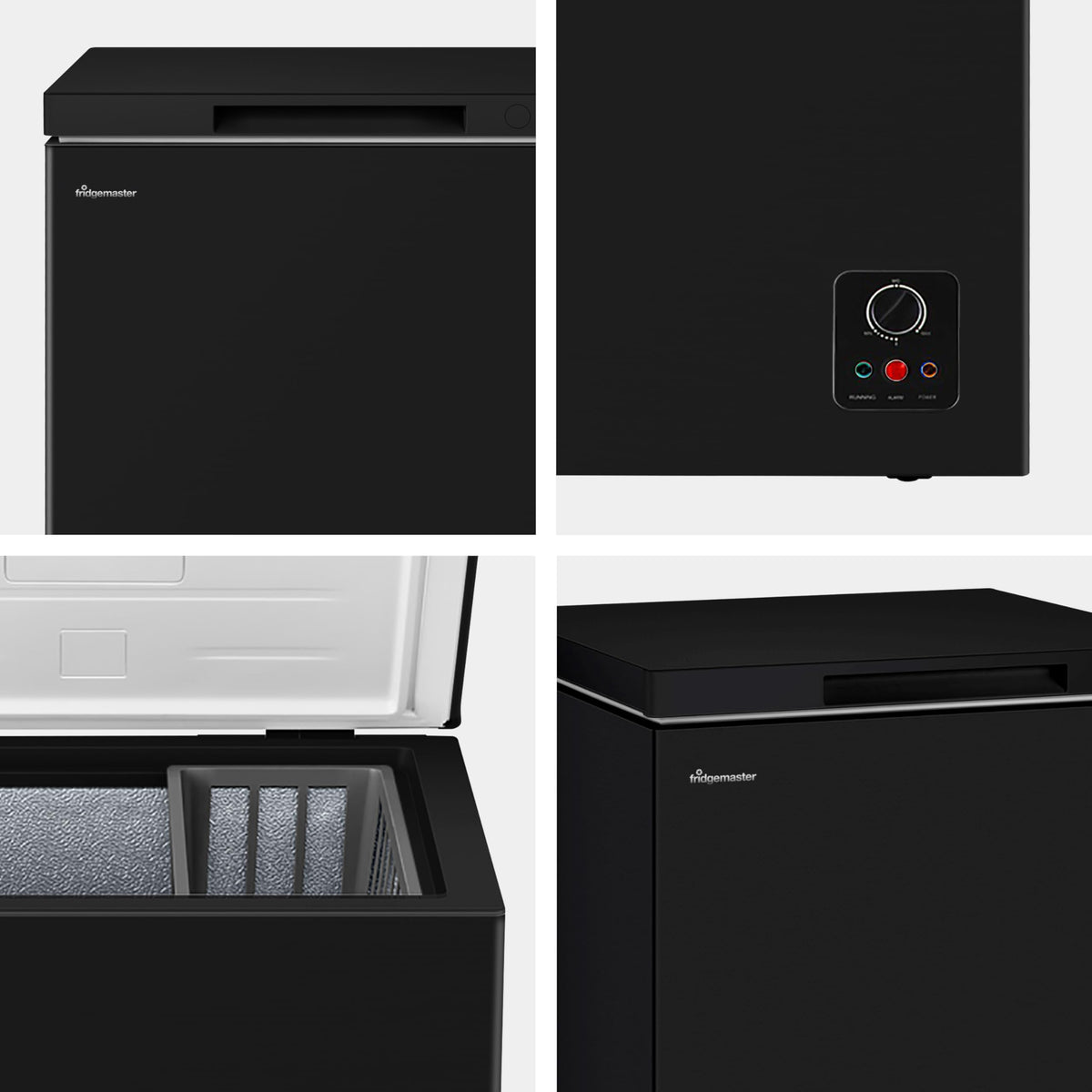 Fridgemaster White Chest Freezer, 97L Capacity, MCF100E， Freestanding, Mechanical Control, Winter Guard (-15°C), Low Noise 38dB, Basket Storage 858 (H) x 578 (W) x 444 (D) mm