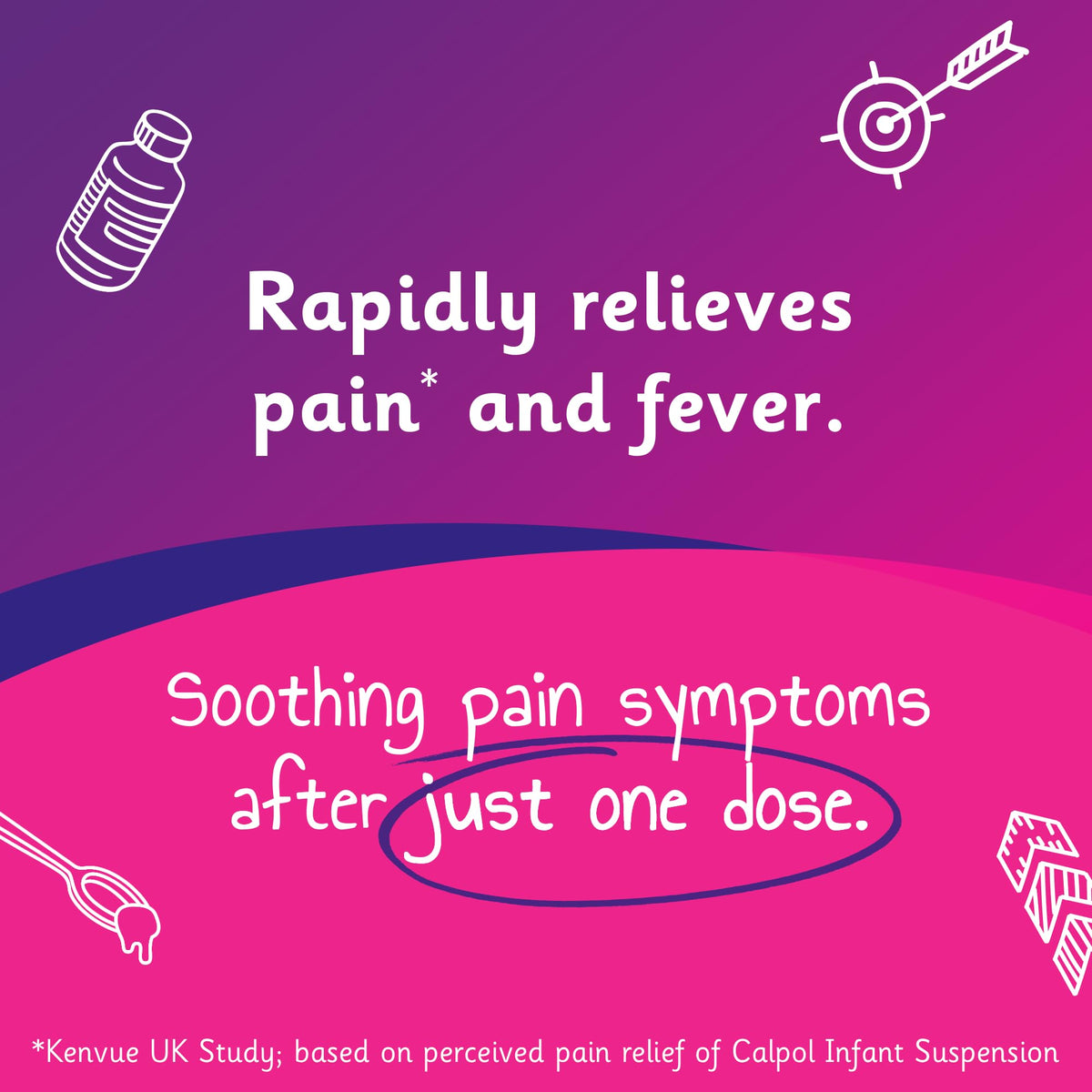 Calpol Infant Original Suspension Paracetamol (1 x 100ml)