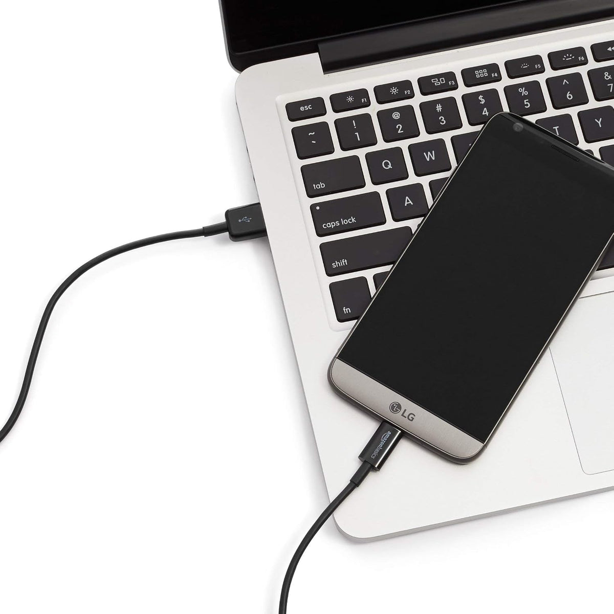 Amazon Basics USB-A to USB-C Fast Charger Cable, USB 2.0, 480Mbps Speed, USB-IF Certified, for Apple iPhone 16/15, iPad, Samsung Galaxy, Tablets, Laptops, 0.9 m, Black