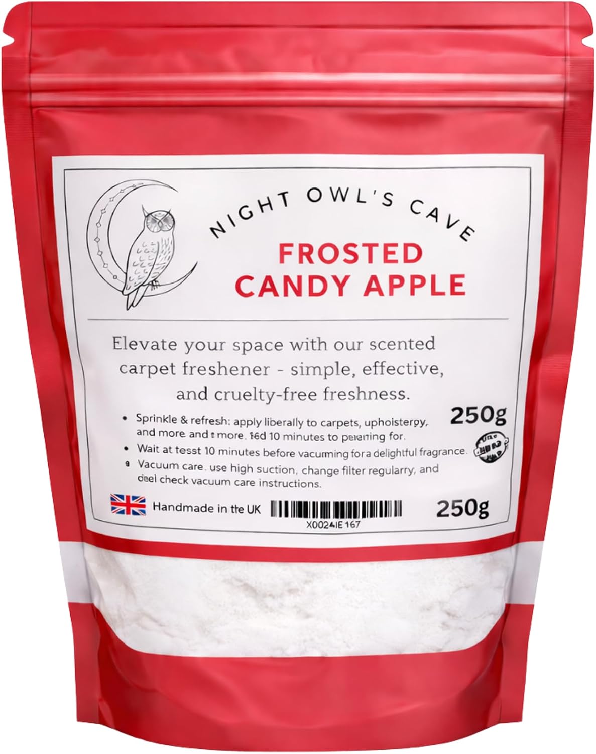Handmade Highly Scented Carpet Freshener - 250g | Choose from Nine Irresistible Scents! | Vegan & Cruelty-Free | Expertly Crafted in the UK Long-Lasting Handmade (Alien)