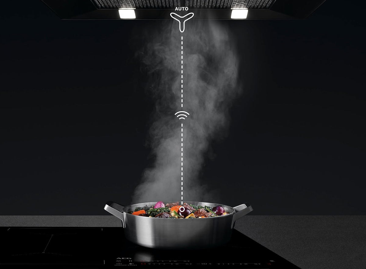 AEG Double Cavity Cooker CIX6540ACM, 77/39 L, Induction Hob