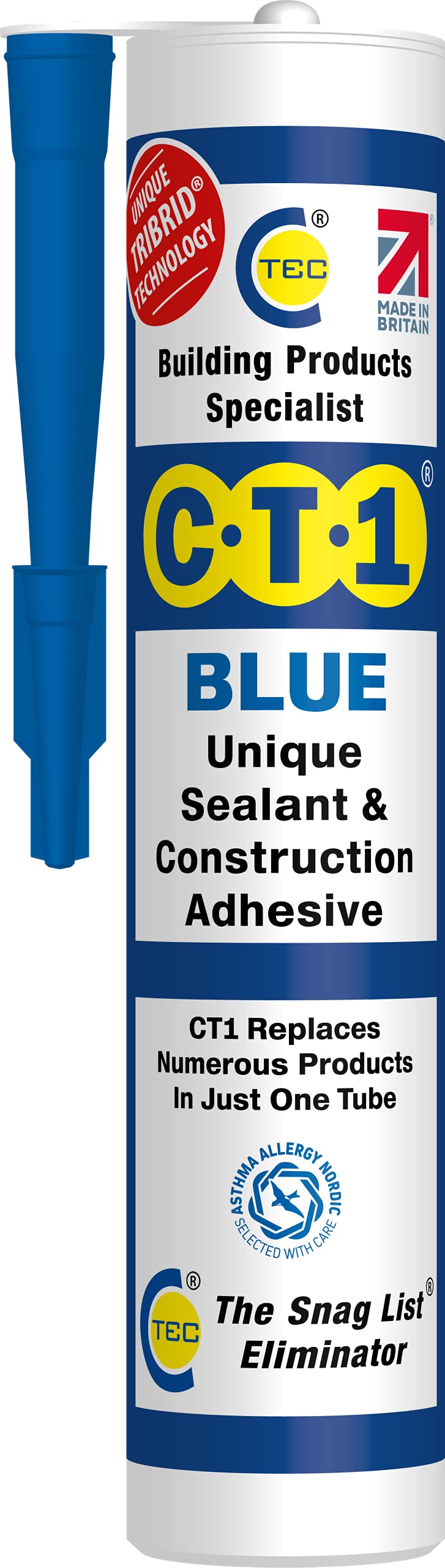 CT1 White TRIBRID® Multi Purpose Sealant & Adhesive - 290ml