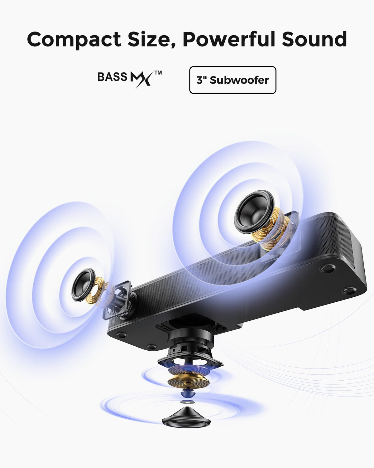 ULTIMEA 9.1ch Surround Sound System with Dolby Atmos, 2 Rear Speaker, 6.5" Wireless Subwoofer, RGB Light, App, Detachable Surround Sound System for Home Theater, Peak Power 470W, HDMI eARC, Apollo S90