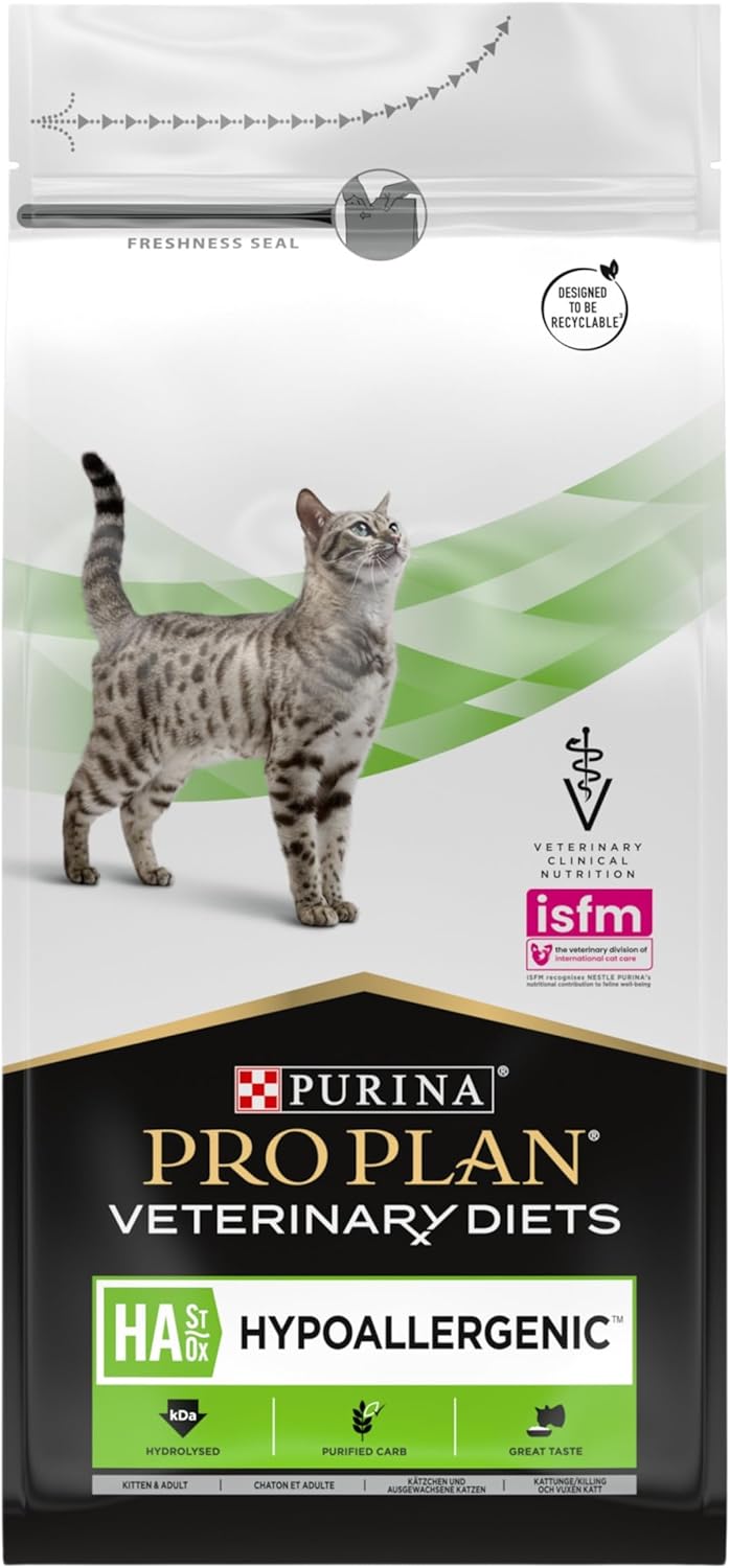 PRO PLAN VETERINARY DIETS HA Hypoallergenic Dry Cat Food 1.3kg