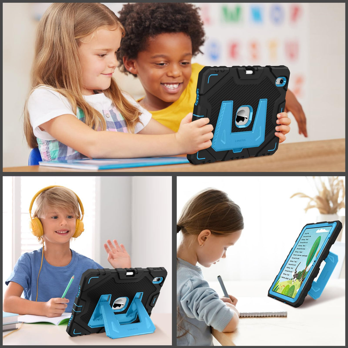 FINTIE Kid-Friendly Case for iPad (A16) 11th Gen 11 Inch, iPad 10th Gen