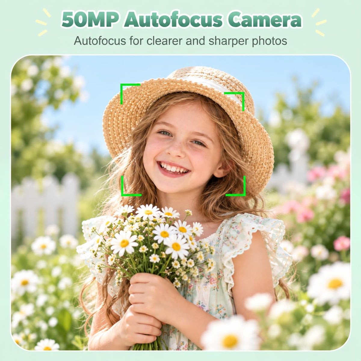 Digital Camera, 1080P FHD Vlogging Camera 50MP Compact Portable Photo Camera with 2.4" Screen, 16X Digital Zoom Mini Small Pocket Camera for Kids Students with 1 Battery, 16GB Card (Black)