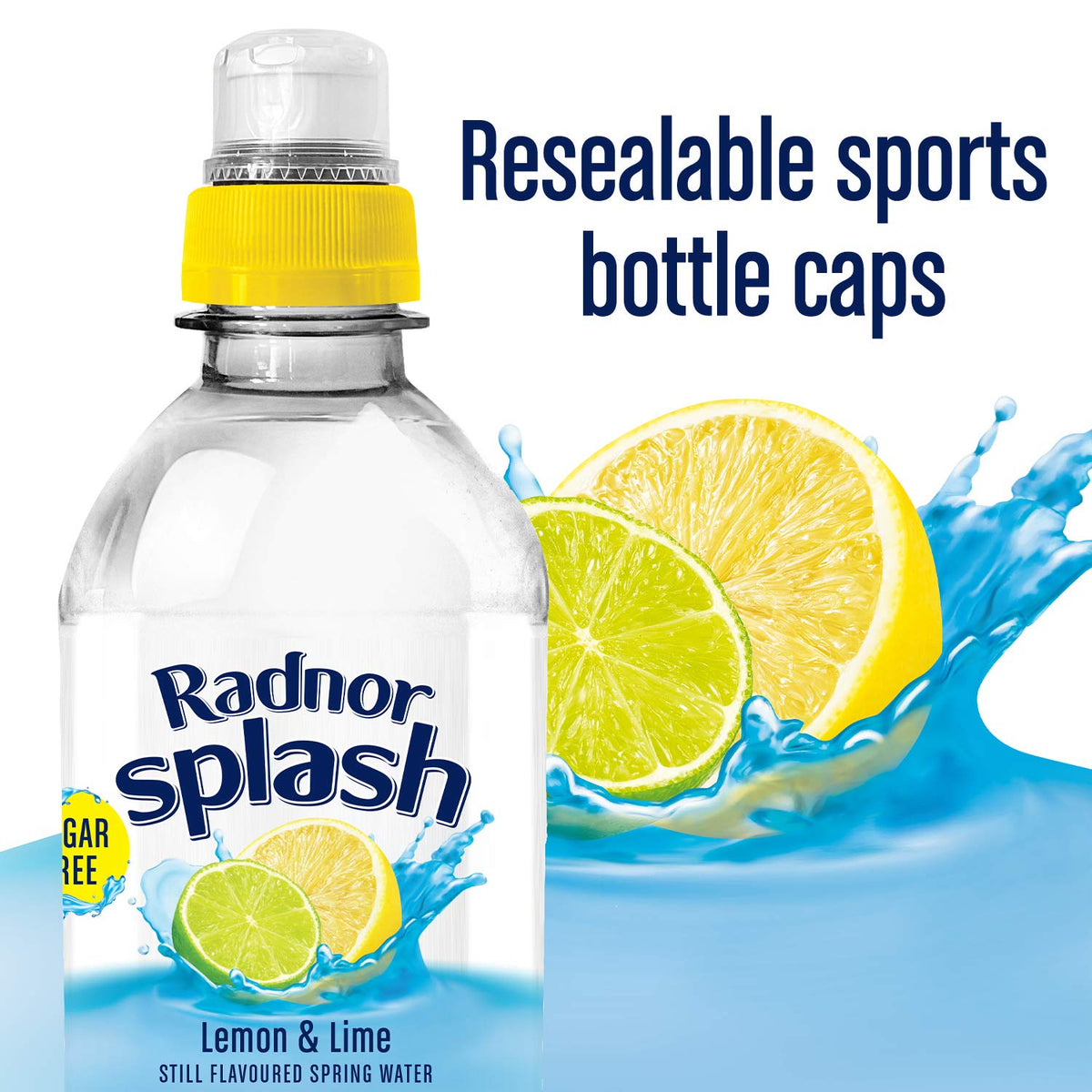 Radnor Splash Flavoured Water Sugar Free 500ml - Pack of 24 (Strawberry)