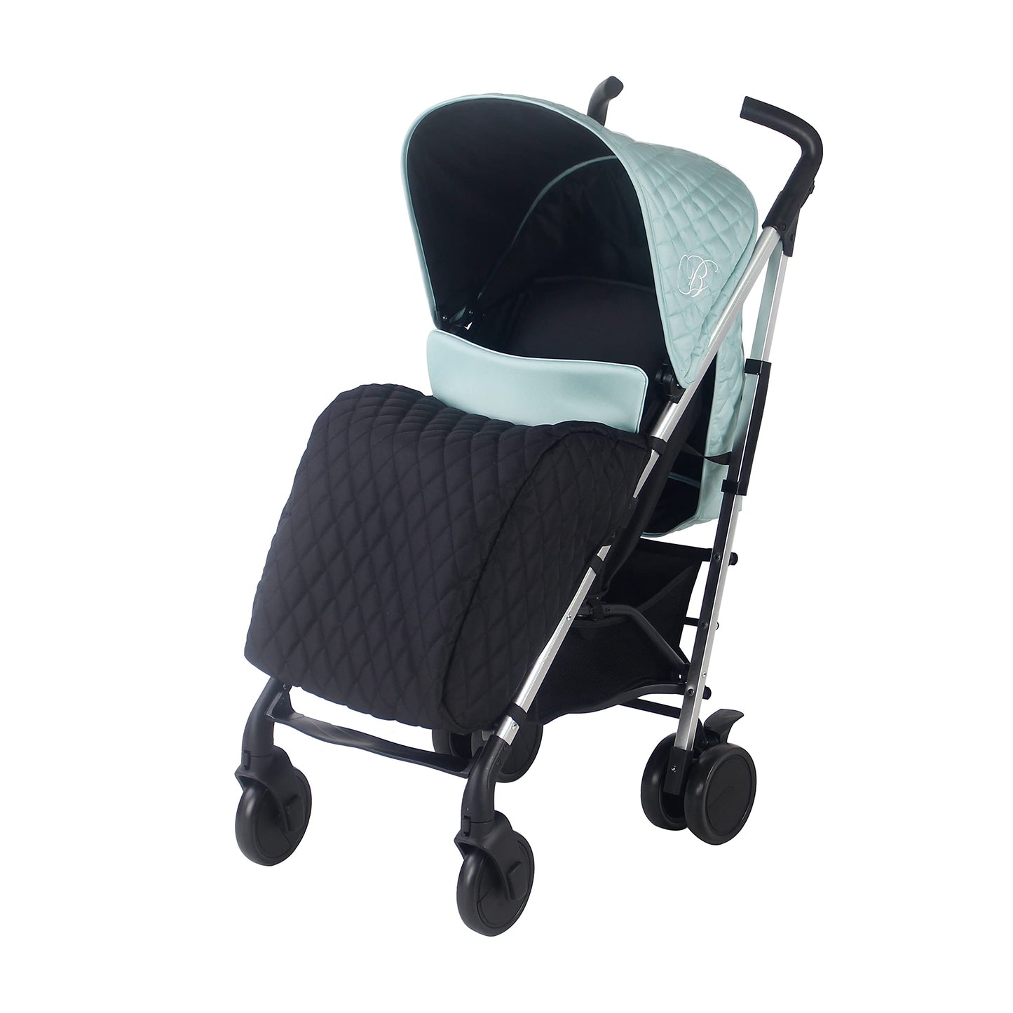 My Babiie MB51 Stroller – from Birth to 4 Years (22kg), Lightweight, Umbrella Fold, Travel Buggy for Toddlers, Pushchair Includes Footmuff, Cup Holder, Rain Cover - Blush Pink