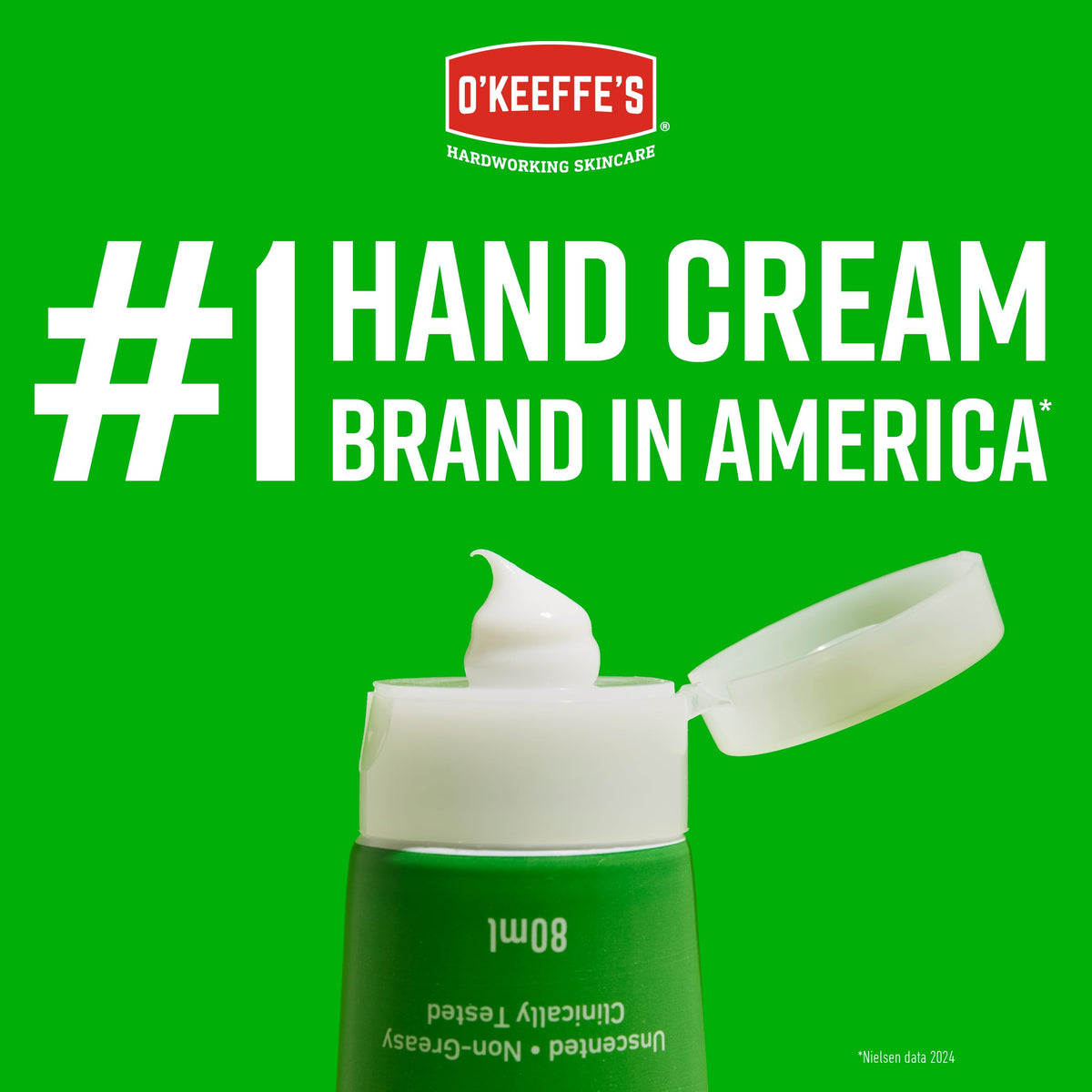 O'Keeffe's Working Hands, 96 g Jar 2 Pack - Hand Cream for Extremely Dry, Cracked Hands | Instantly Increases Moisture Content, Forms a Protective Layer and Prevents Moisture Loss