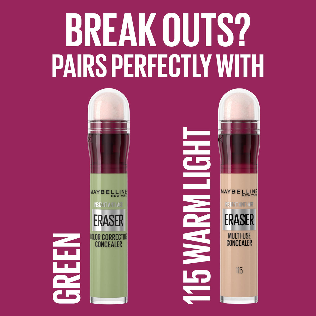 Maybelline Instant Anti Age Eraser Eye Concealer, Dark Circles and Blemish Concealer, Ultra Blendable Formula, 149 Deep Bronze