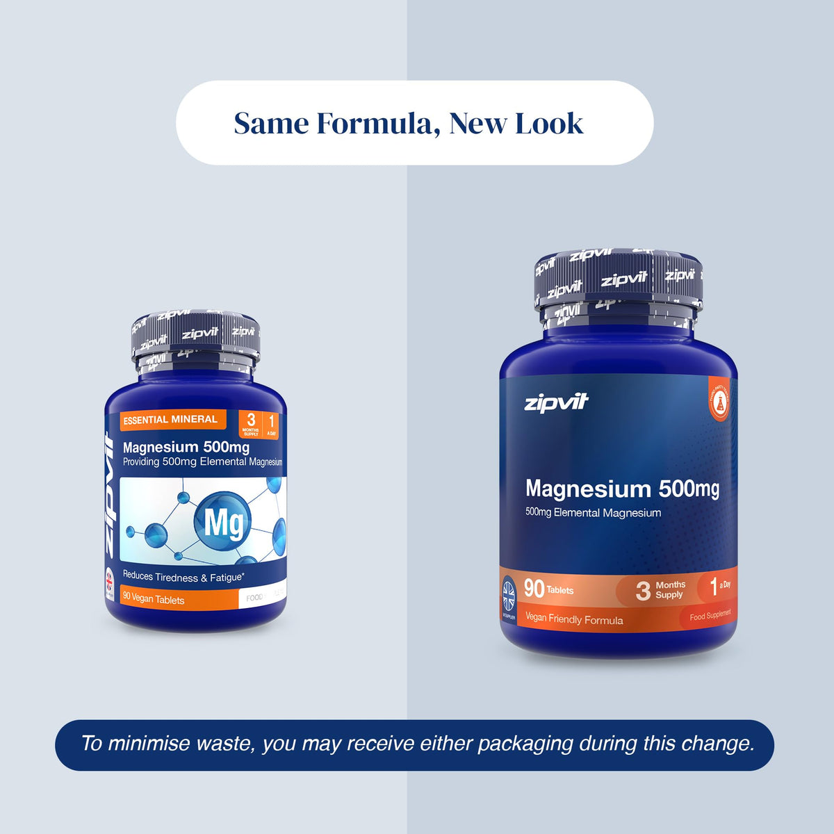 Zipvit Magnesium Glycinate 2000mg with Vitamin B6, 120 Tablets - Vegan