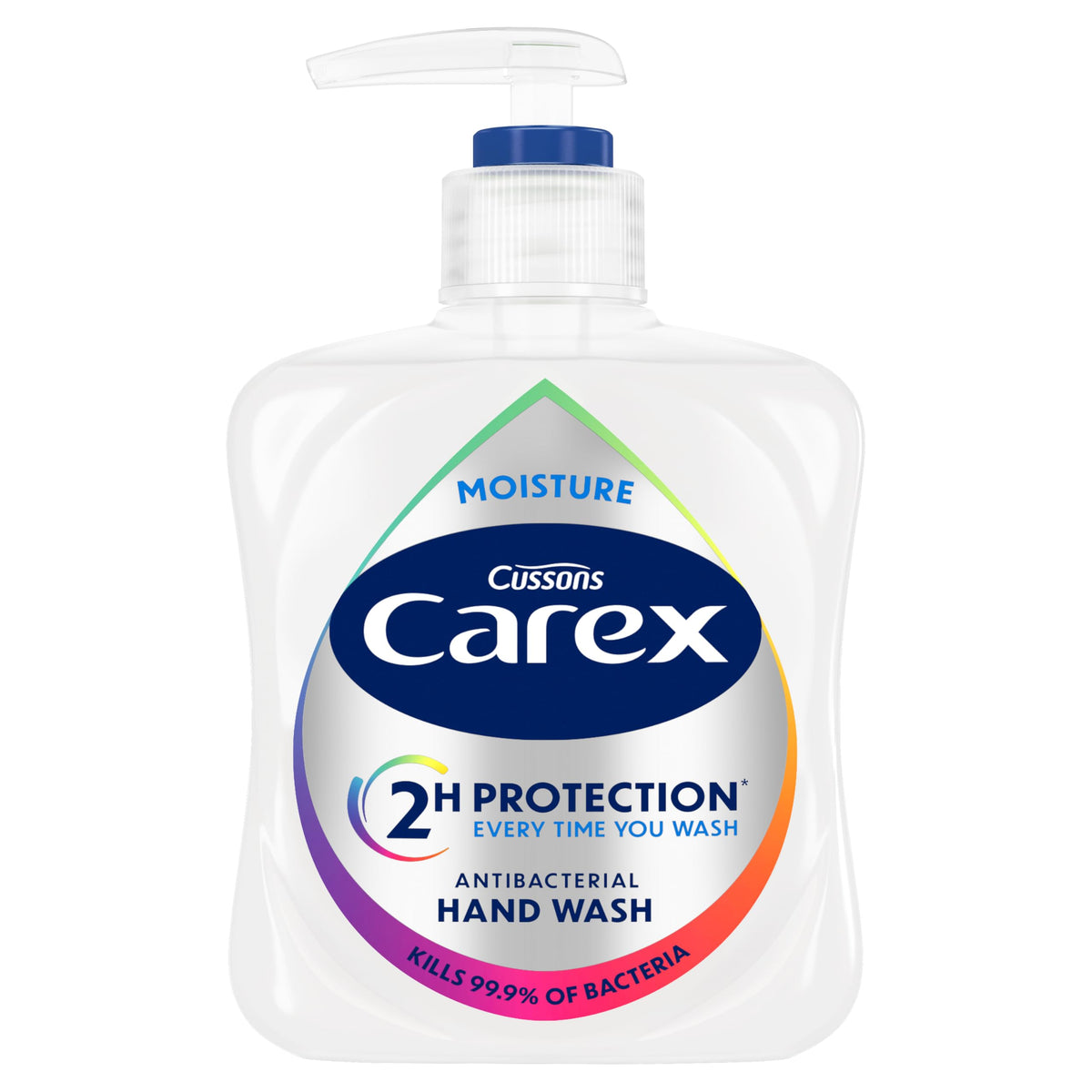 Carex 2 Hour Protection Antibacterial Peony and Blossom Hand Wash, Clean & Protect Hands, Bulk Buy, Pack of 6 x 250ml