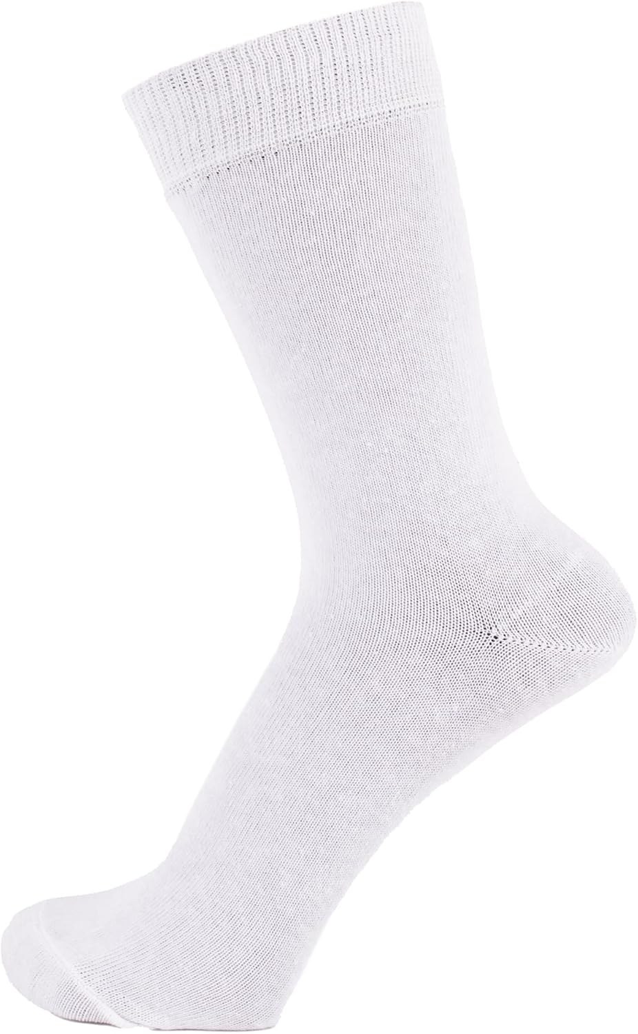 ZAKIRA Combed Cotton Dress Socks, Crew Socks
