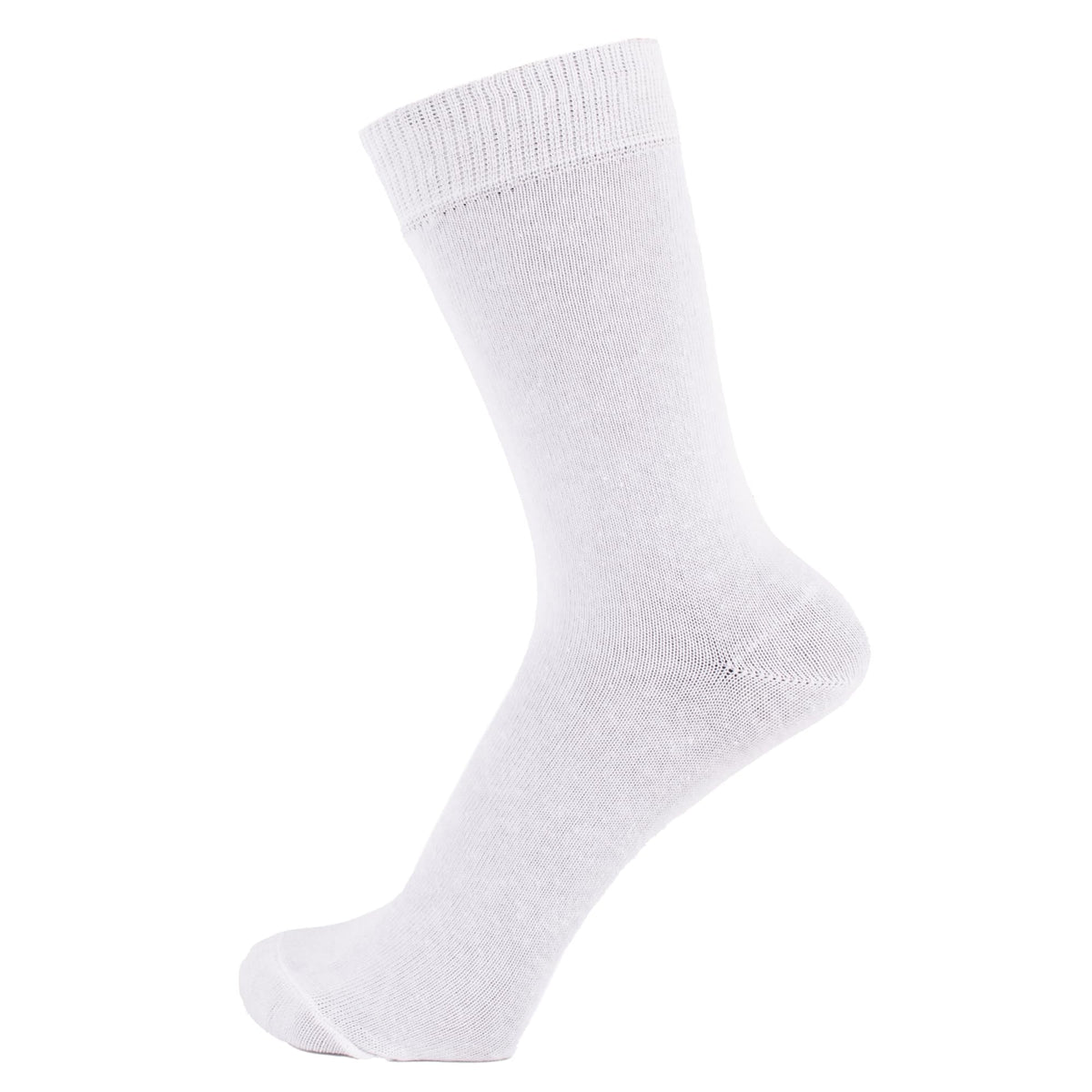 ZAKIRA Combed Cotton Dress Socks, Crew Socks