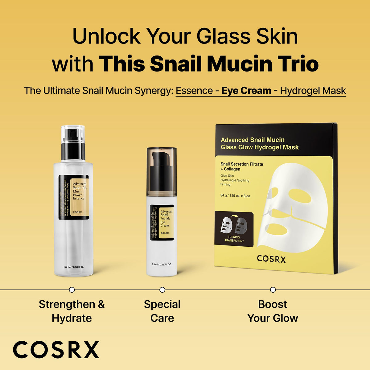 COSRX Advanced Snail 92 All in One Cream 100g, Facial Gel Moisturiser