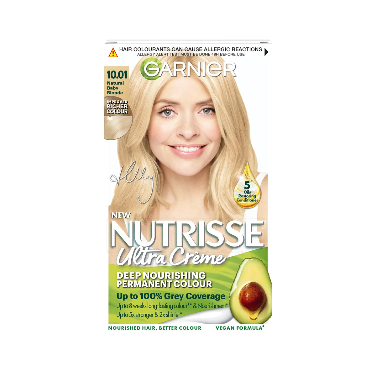 Garnier Nutrisse Ultra Color Permanent Hair Dye, 4.15 Iced Coffee Brown