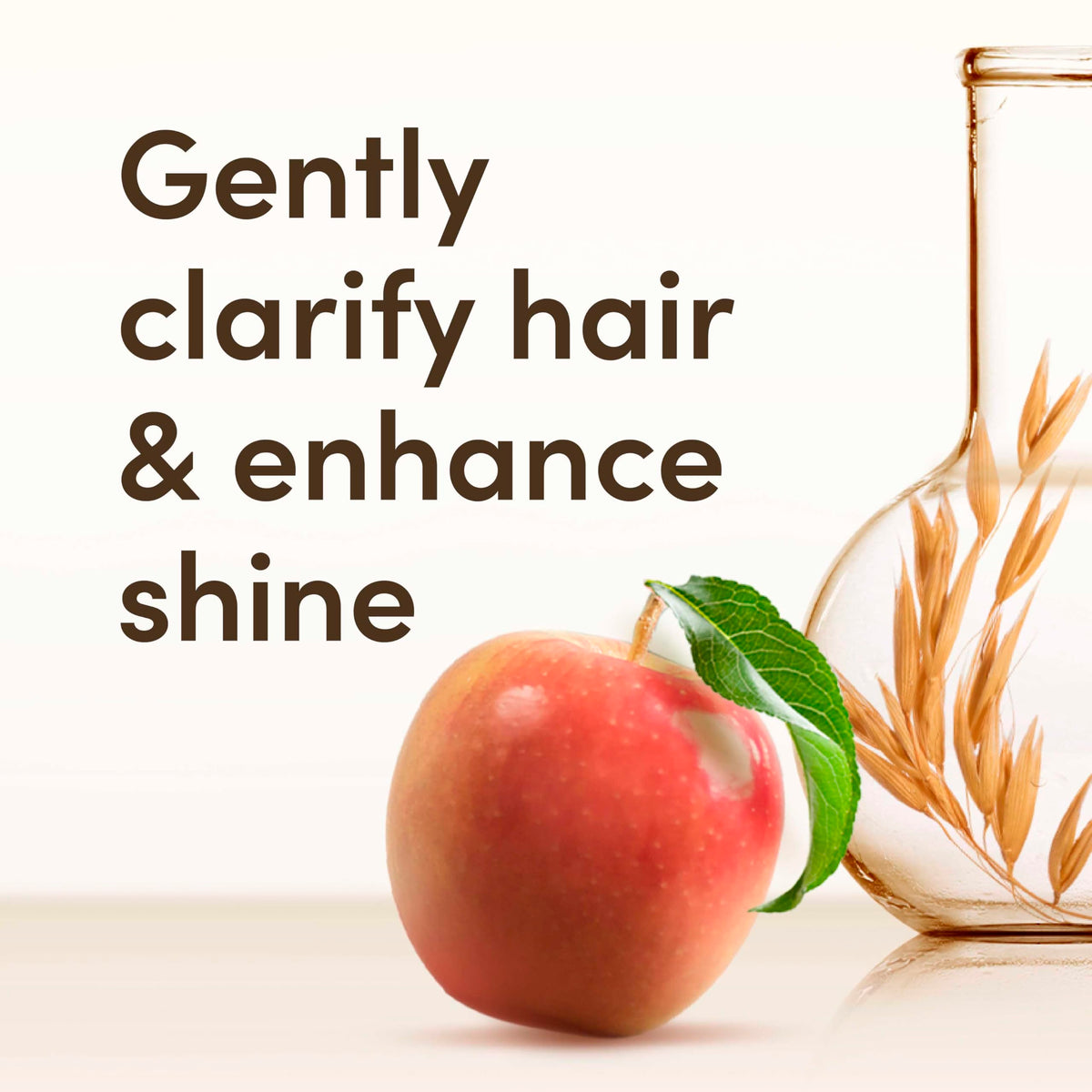 Aveeno Scalp Soothing Haircare Clarify & Shine Shampoo, Apple Cider Vinegar Blend, for All Hair Types, Soothes Dry, Itchy & Flaky Scalp, Clinically Proven, Sulfate Free, 300ml