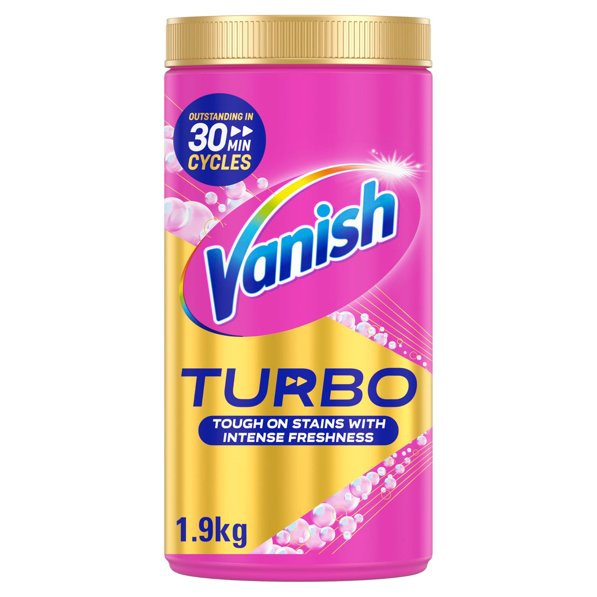 Vanish Turbo Fast Acting Stain Remover Powder (2 x 470g) 940g