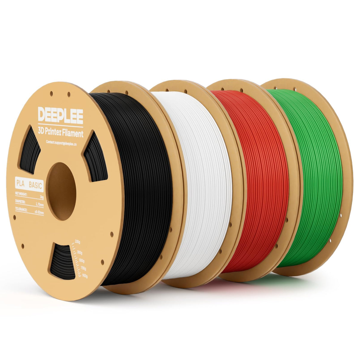 DEEPLEE PLA Filament 1.75mm, Basic 3D Filaments Beige 1kg