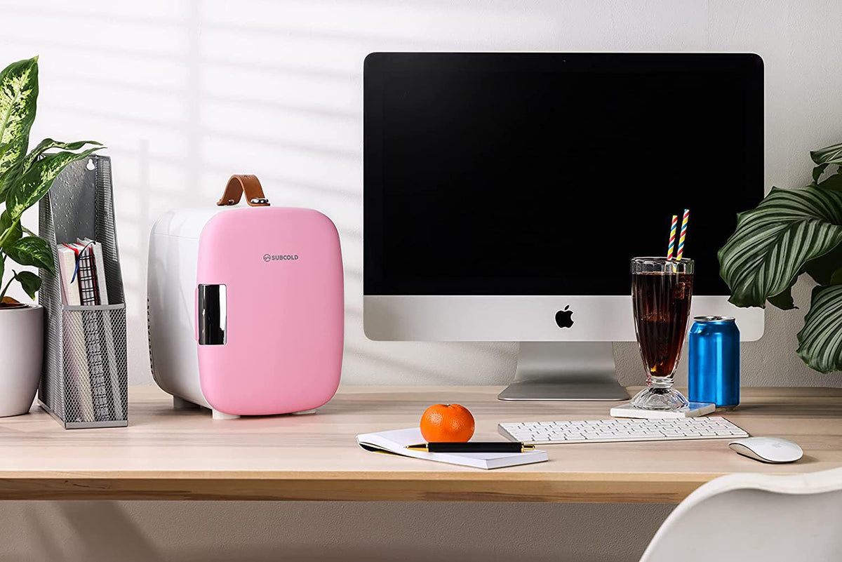 Subcold Pro4 Mini Fridge 4L, Quiet Small Fridge for Bedroom, AC & USB